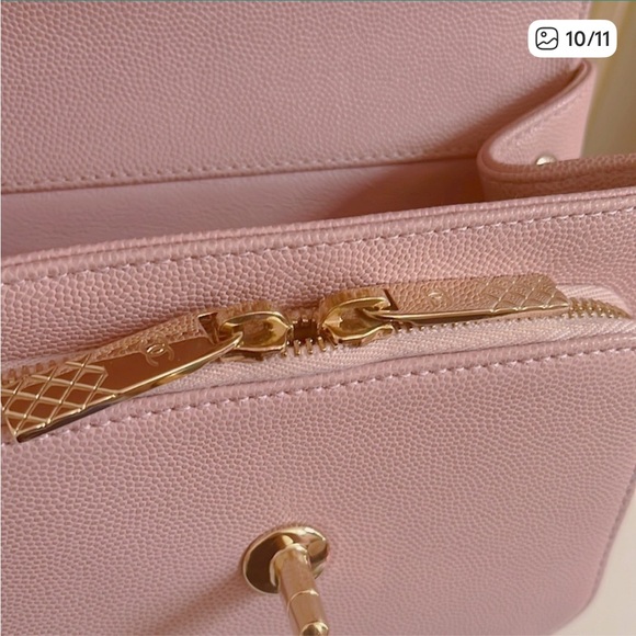 Chanel Blush Pink Quilted Shoulder Bag - Picture 10 of 11